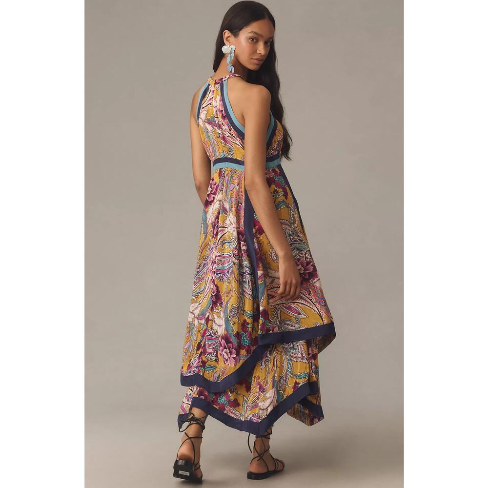 Anthropologie Multicolor Floral Maxi Dress - Picture 3 of 5